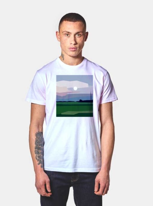 Full Moon Green Meadow T Shirt