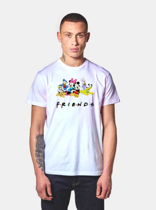 Group Of Disney Characters Friends Style T Shirt