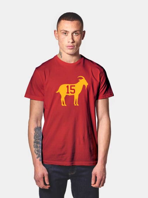 Kansas City Chiefs GOAT 15 T Shirt