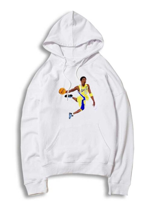 Kobe Bryant Number 8 Dunk Toon Hoodie