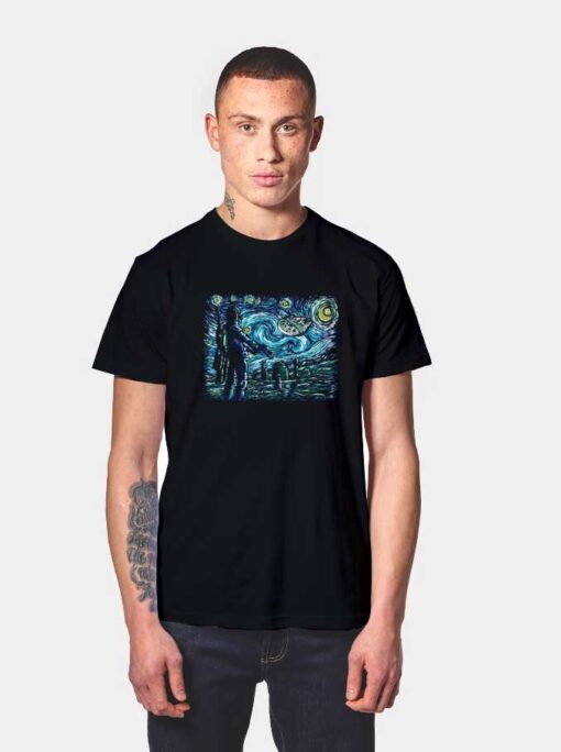 Mandalorian Starry Night T Shirt