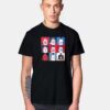 Michael Jordan Grid Classic Basketball T Shirt