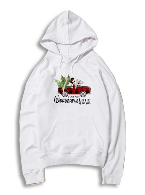 Mickey Mouse Driving Car Wonderful Time Hoodie