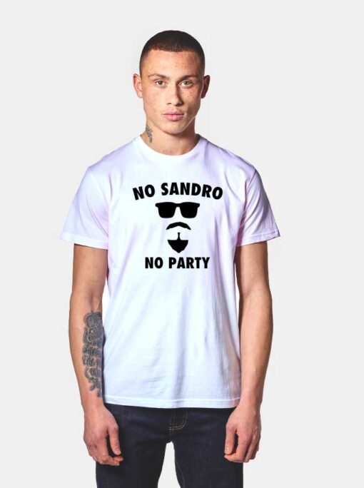 No Sandro No Party T Shirt