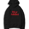 Rihanna Orange Dior Addict Quote Logo Hoodie