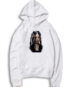 Rihanna With Her Dreadlocks Hair Photo Hoodie