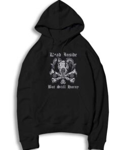 Satan Dead Inside But Still Horny Vintage Hoodie