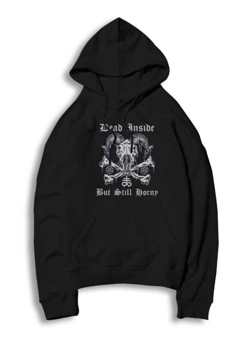 Satan Dead Inside But Still Horny Vintage Hoodie