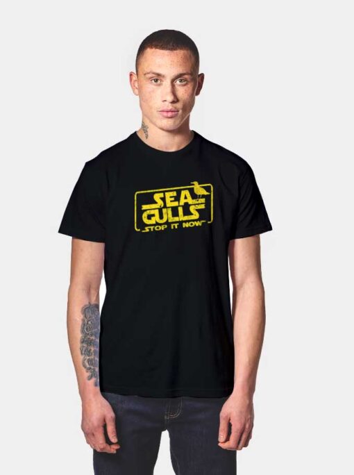 Seagulls Stop It Now Yoda T Shirt