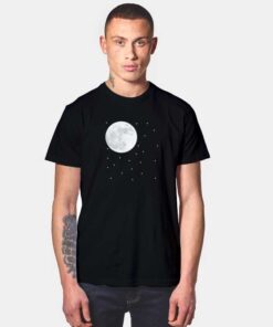 Starry Full Moon Night T Shirt