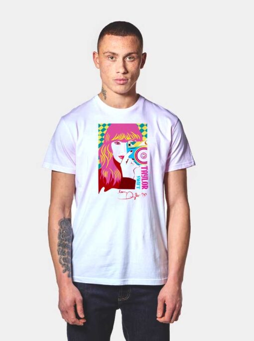 Taylor Swift Pink Hair T Shirt