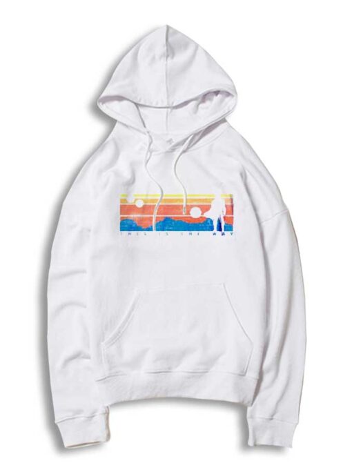 This Is The Way Retro Mandalorian Sunset Hoodie