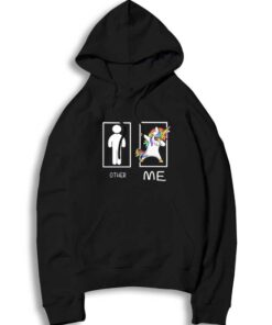 Unicorn Dabbing Other Gender Sign Hoodie