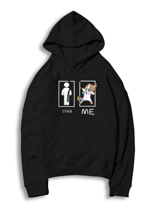 Unicorn Dabbing Other Gender Sign Hoodie