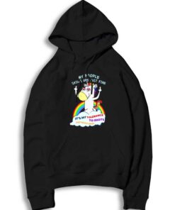 Unicorn My People Skills Are Just Fine Hoodie