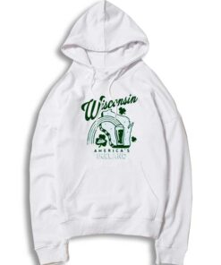 Wisconsin America’s Ireland Beer Clover Hoodie