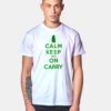 Yoda Calm Keep And On Carry T Shirt