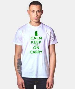 Yoda Calm Keep And On Carry T Shirt