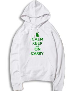 Yoda Calm Keep And On Carry Quote Hoodie