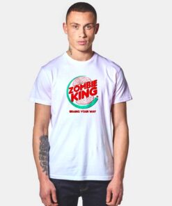 Zombie King Brains Your Way T Shirt