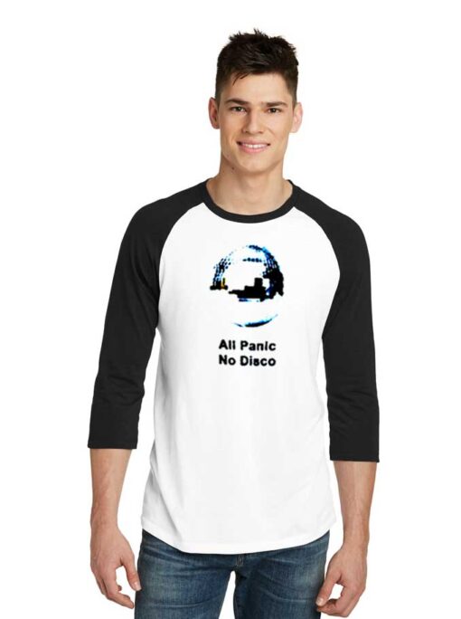 All Panic No Disco Quote Panic At The Disco Raglan Tee