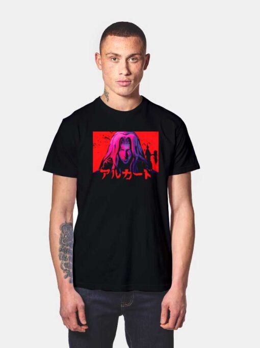 Alucard Kanji Japanese Dracula Castlevania T Shirt