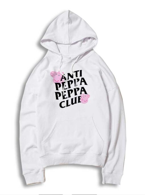 Anti Peppa Peppa Club Peppa Pig Logo Hoodie