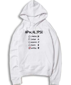 Apocalypse Zombies Nuclear Asteroid Thanos Sniffles Hoodie