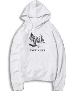 Astronaut First Moon Landing Fake News Hoodie