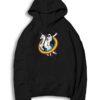 Astrounaut Riding Space Unicorn Rainbow Ring Hoodie