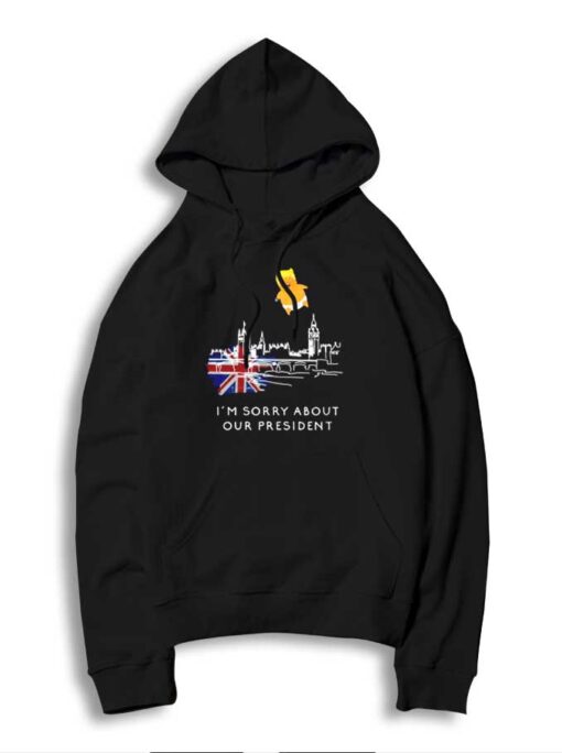 Baby Trump I'm Sorry About Our President Hoodie