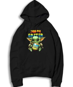 Baby Yoda Hugs Easter Egg Happy Easter Day Hoodie