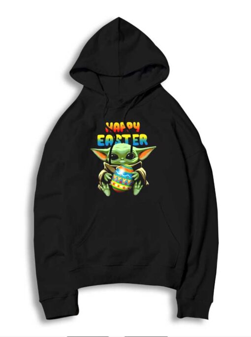 Baby Yoda Hugs Easter Egg Happy Easter Day Hoodie