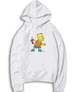 Bart Simpson Holding Spray Paint Pylox Hoodie