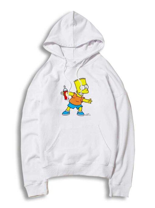 Bart Simpson Holding Spray Paint Pylox Hoodie