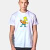 Bart Simpson Holding Spray Paint Pylox T Shirt