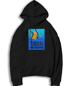 Bart Simpson Nirvana Nevermind Album Cover Hoodie