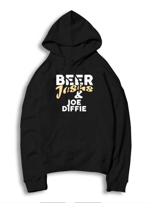 Beer Jesus And Joe Diffie Quote Logo Hoodie