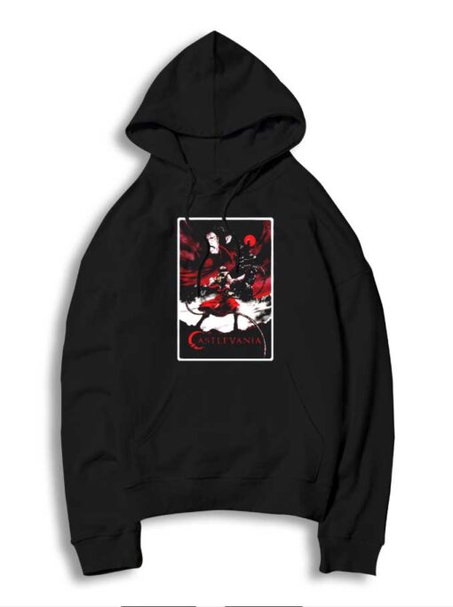 Castlevania Movie Poster Vintage Dracula Hoodie