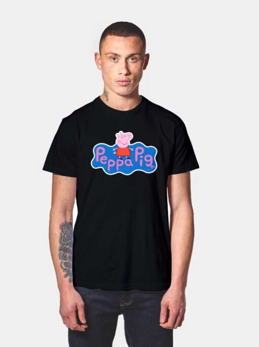 Classic Peppa Pig Logo Original Style T Shirt