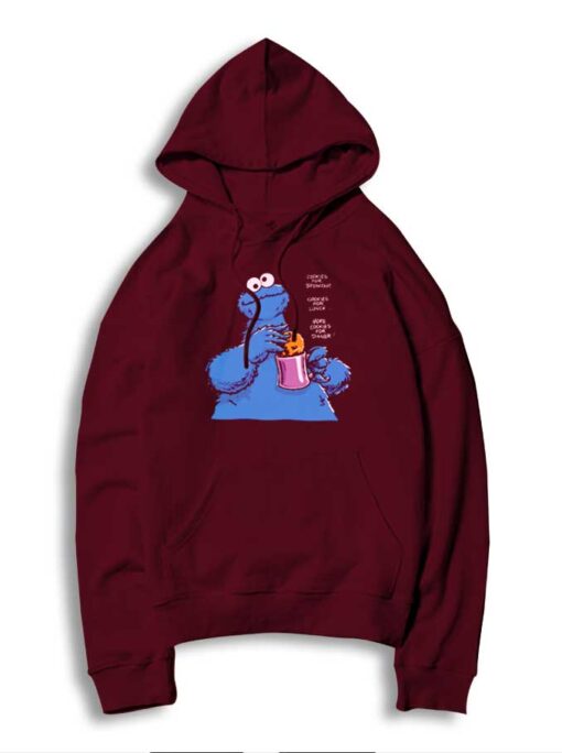 Cookie Monster Sesame Street Tea Break Hoodie