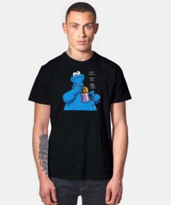 Cookie Monster Sesame Street Tea Break T Shirt