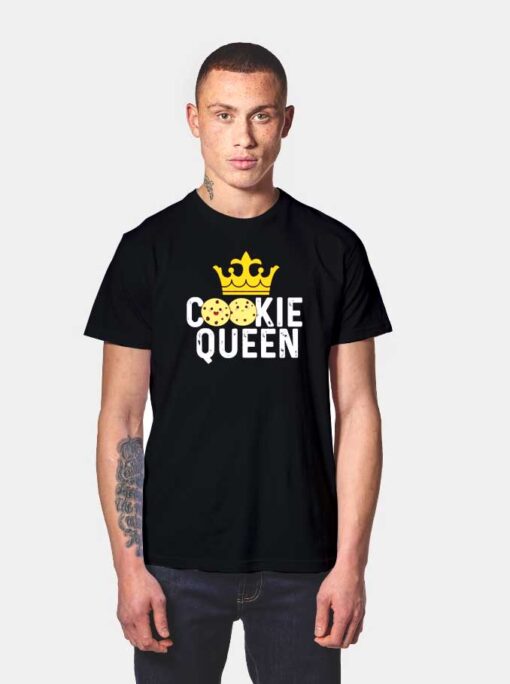 Cookie Queen Quote Crown Logo T Shirt