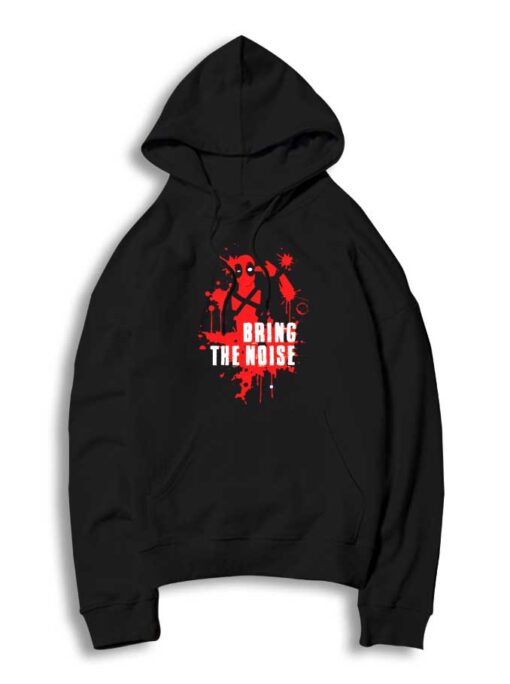 Deadpool Bring The Noise Retro Hoodie