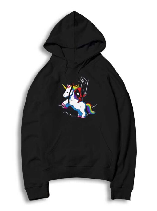 Deadpool Ride Pirates Unicorn Group Hoodie