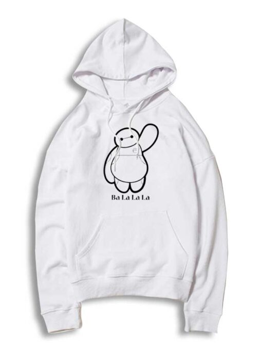 Disney Big Hero 6 Baymax Ba La La La Quote Hoodie