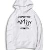 Disney Property Of Andy Established 1995 Hoodie