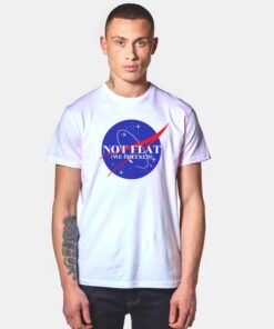 Earth Not Flat We Checked Nasa Logo Inspired T Shirt