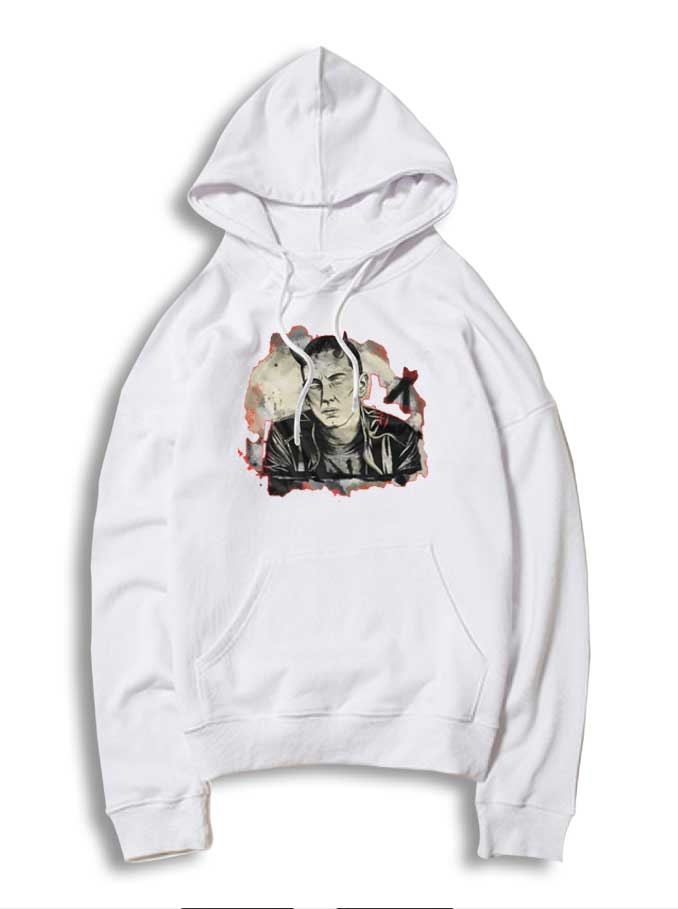 hoodie with devil horns on hood