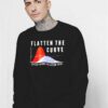 Flatten The Curve United In Our Isolation 2020 Sweatshirt